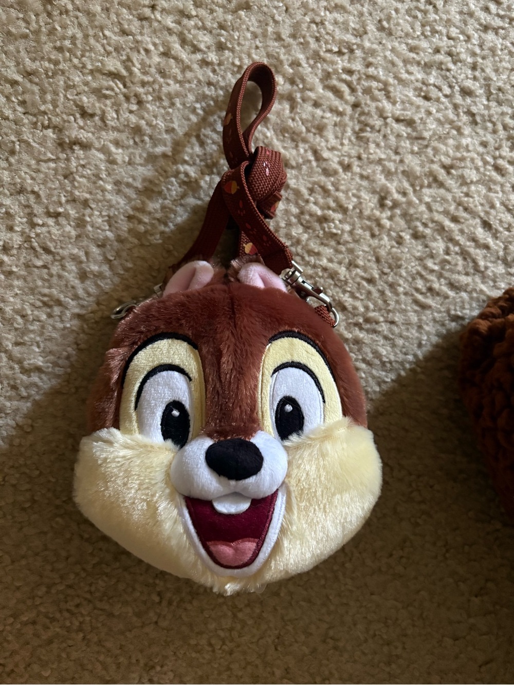 Japan Tokyo Disney Chip and Dale plush cardholder
